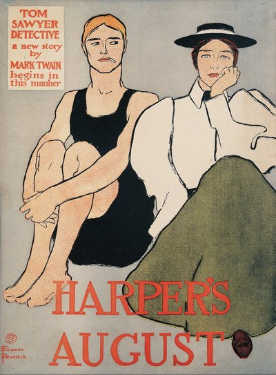 Harpers August. Tom Sawyer Detektiv von Edward Penfield